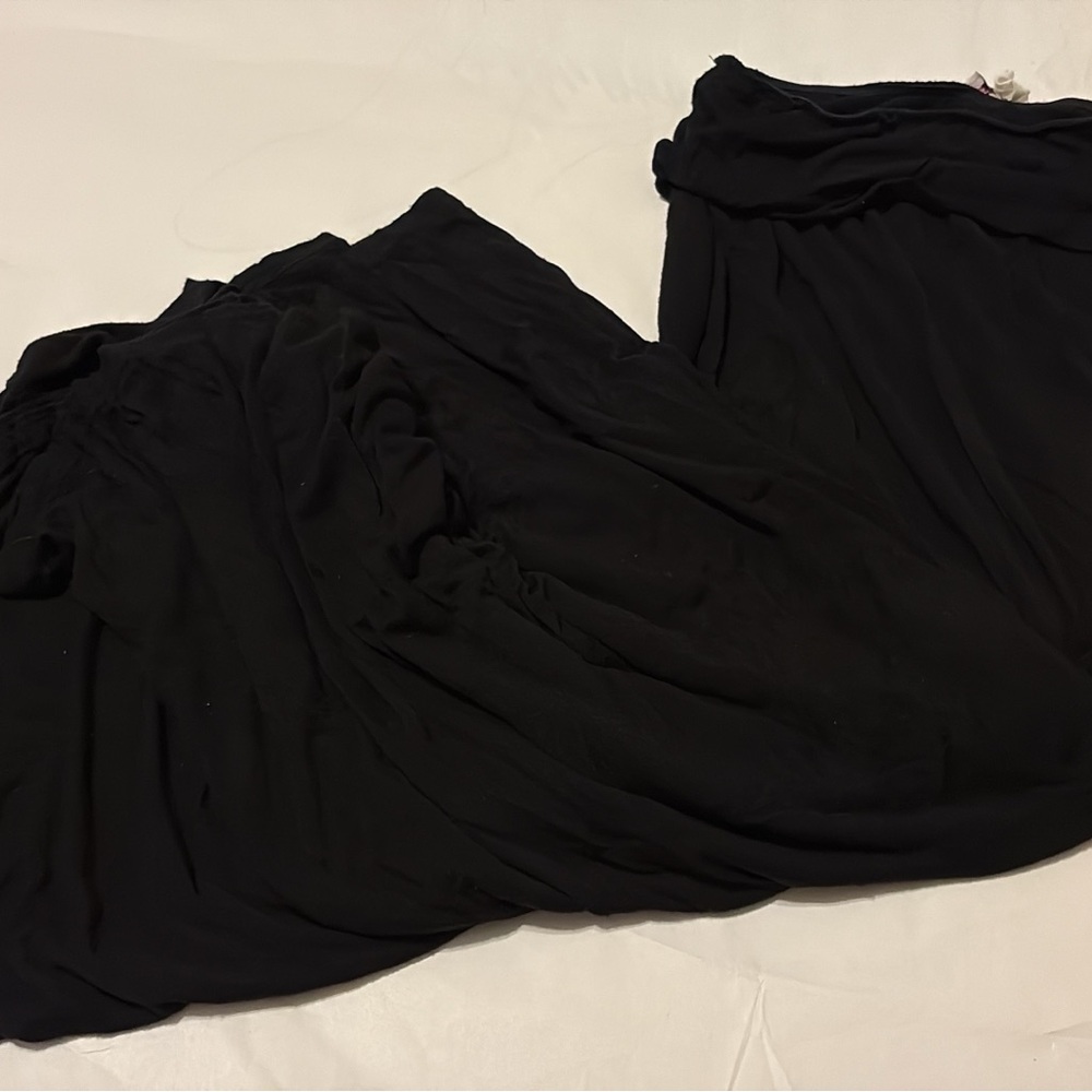 Body Central Black Maxi Skirt